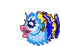Animal (fish bubble) - GIF animate gratis GIF animata