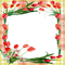 flowers frame by nataliplus - png gratuito GIF animata