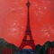 Red Eiffel Tower - gratis png geanimeerde GIF