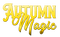 Autumn Magic.Text.Yellow - KittyKatLuv65 - PNG gratuit GIF animé