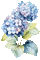 blue flowers - GIF animate gratis GIF animata