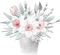 soave deco flowers vase garden spring pastel - png gratis GIF animasi