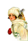 loly33 femme hiver vintage - png gratuito GIF animata
