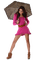 Kaz_Creations Woman Femme Umbrella Parasol - png gratis GIF animasi