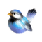 Blue Bird - darmowe png animowany gif