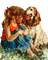 loly33 enfant   chien aquarelle - gratis png animerad GIF
