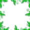 Snowflakes.Branches.Frame.Green - ücretsiz png animasyonlu GIF