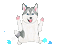 Husky - GIF animate gratis GIF animata