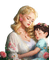 loly33 mère enfant - gratis png animerad GIF