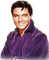 soave man Elvis Presley purple - png gratuito GIF animata