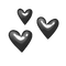 Hearts.Black - безплатен png анимиран GIF