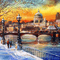 Rena Winter City Hintergrund - ingyenes png animált GIF