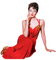 Kaz_Creations Woman Femme Red - zdarma png animovaný GIF