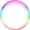 transparent frame colorful circle