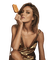 Anja Rubik - Polish supermodel - nemokama png animuotas GIF