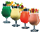 Cocktails - GIF animado grátis Gif Animado