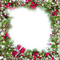 Christmas.Frame.Pink.Green - KittyKatLuv65 - png grátis Gif Animado