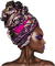 woman face Africa bp - 免费PNG 动画 GIF