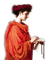 Rena Vintage red Woman lady - Free PNG Animated GIF