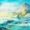 blue ocean background - PNG gratuit GIF animé
