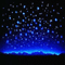 fond background night nuit blue sparkles sterne stars etoiles gif - GIF animé gratuit GIF animé