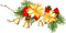 Christmas.Cluster.Gold.Green.Red - PNG gratuit GIF animé