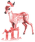 soave deco animals christmas winter deer gift box - 免费PNG 动画 GIF