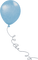soave deco birthday balloon blue - бесплатно png анимированный гифка