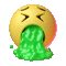 emoji vomiting - GIF animé gratuit GIF animé