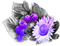 soave deco autumn flowers sunflowers branch - 免费PNG 动画 GIF
