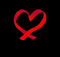 coeur sida - GIF animado grátis Gif Animado
