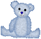 Blue bear - Gratis geanimeerde GIF