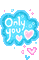 only you pixel text - 免费动画 GIF 动画 GIF