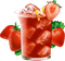 Strawberry.Drink.Fraises.Boire.Victoriabea - Free PNG Animated GIF