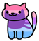 Catgender Pride flag Neko Atsume cat - бесплатно png анимированный гифка