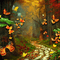 kikkapink fantasy background forest autumn - PNG gratuit GIF animé