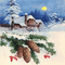 soave background animated winter vintage christmas - Nemokamas animacinis gif animuotas GIF