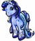 MLP blue sparkle pony - Darmowy animowany GIF