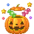 pumpkin jack o lantern candy - GIF animé gratuit GIF animé
