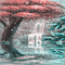 soave background animated tree waterwall water - Bezmaksas animēts GIF animēts GIF