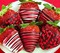 fraises enrobées de chocolat avec des vermicelles de bonbons la Saint-Valentin - png gratis GIF animado