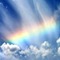 Sky, Rainbow, Clouds jpg - png gratis GIF animasi