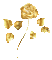 fleur or-golden flower - Animovaný GIF zadarmo animovaný GIF