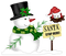 Kaz_Creations Snowman Winter - zdarma png animovaný GIF
