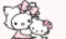 hello kitty pixels - Darmowy animowany GIF animowany gif