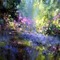 fond background landscape paysage garden jardin spring art garten - zdarma png animovaný GIF
