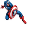 Captain America - zdarma png animovaný GIF