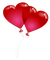 Kaz_Creations Valentine Deco Love Balloons Hearts - бесплатно png анимированный гифка