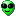tiny green alien face - GIF animate gratis GIF animata