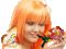 woman orange hair  bp
